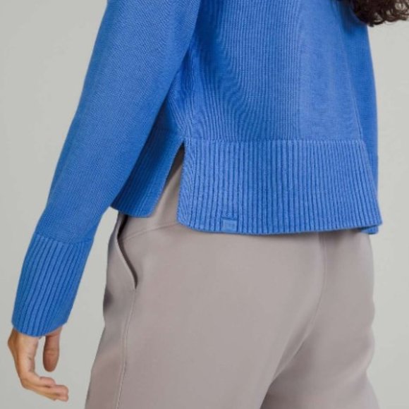 Lululemon Cashlu Boxy Crewneck Sweater M\L - Picture 2 of 6